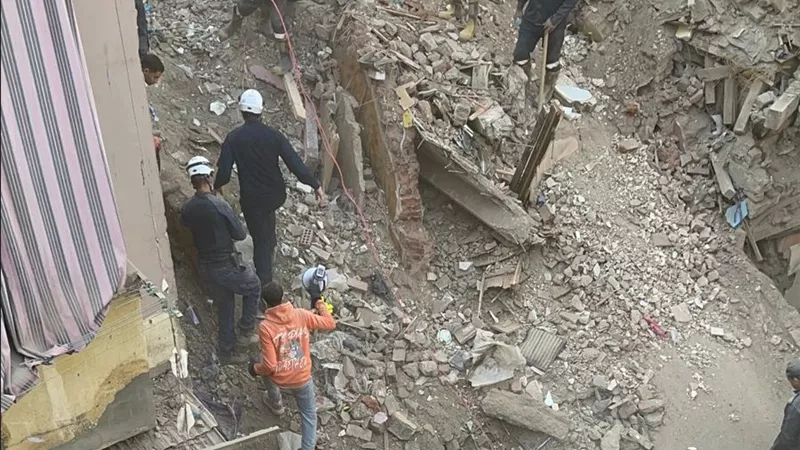 حفظ التحقيقات في انهيار عقار إمبابة بعد ثبوت عدم وجود شبهة جنائية