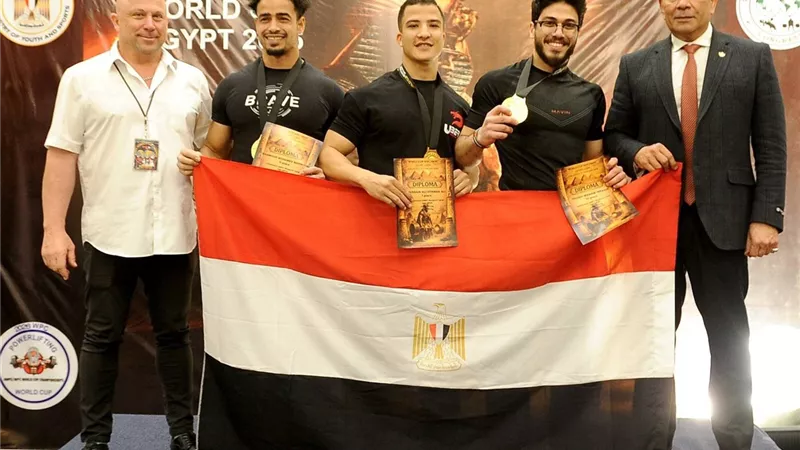 مصر تتوج بلقب بطولة كأس العالم للقوة البدنية 2026