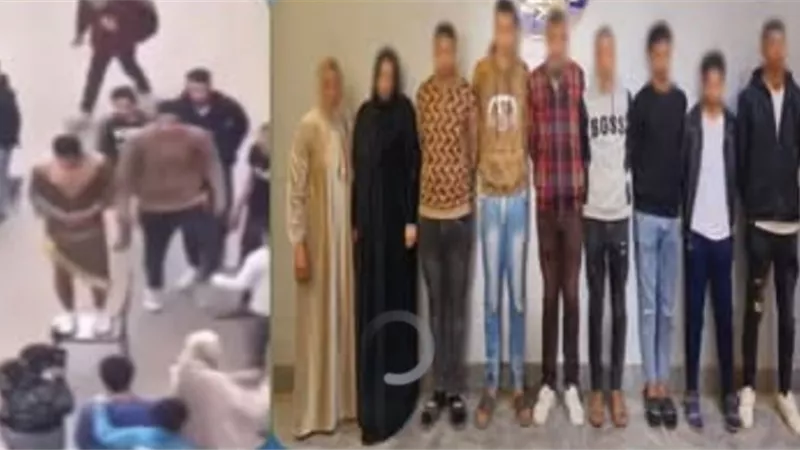 ضبط 9 أشخاص لتعديهم على عامل وإجباره على ارتداء ملابس نسائية بالقليوبية 