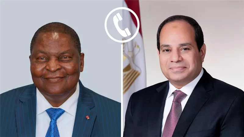 الرئيس السيسي يؤكد دعم مصر الكامل لاستقرار وتنمية جمهورية إفريقيا الوسطى