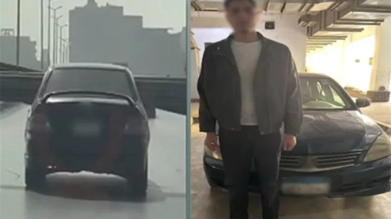 ضبط قائد سيارة عرّض المواطنين للخطر بحمل مواسير بارزة في القاهرة