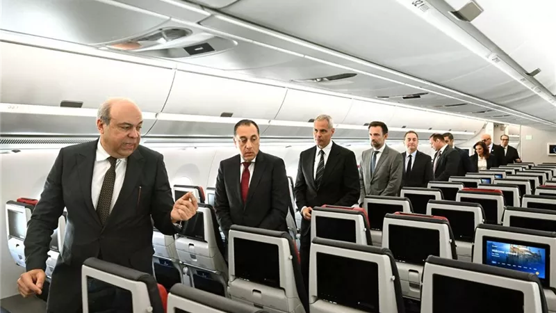 سياحة البرلمان: انضمام طائرة A350-900 يعزز موقع مصر كمحور رئيسي للنقل الجوي