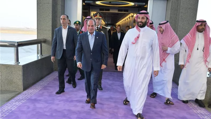 السيسي وولي العهد السعودي يؤكدان تعزيز التعاون والتنسيق بشأن غزة