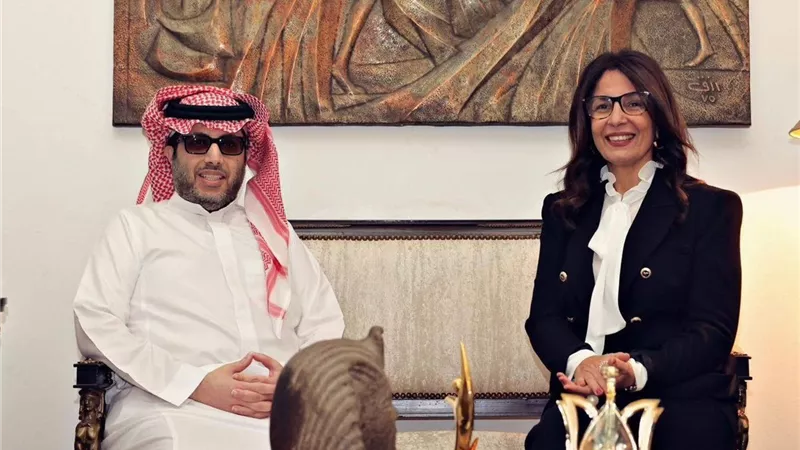 وزيرة الثقافة تستقبل تركي آل الشيخ لبحث تعزيز التعاون الثقافي المصري السعودي