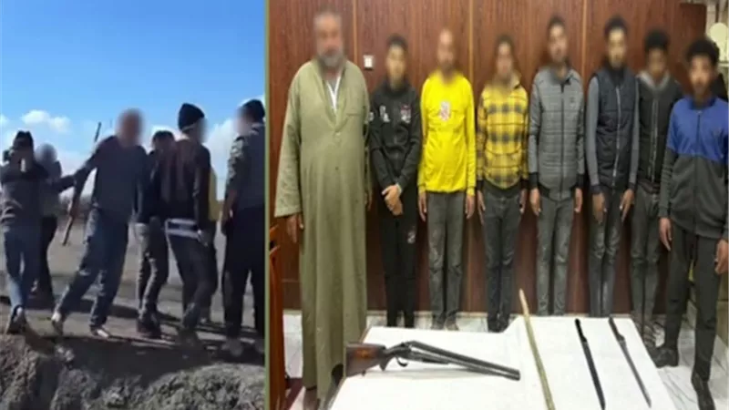 واقعة سيدي سالم.. الداخلية تنجح في ضبط المتهمين وبحوزتهم سلاح ناري