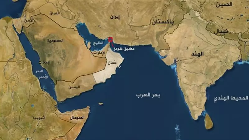 الحرس الثوري الإيراني يحرق ناقلة وقود أمريكية في هرمز
