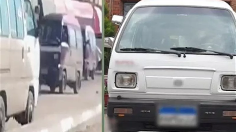 ضبط سائق «فان» لسيره عكس الاتجاه بدمنهور بعد تداول فيديو للواقعة