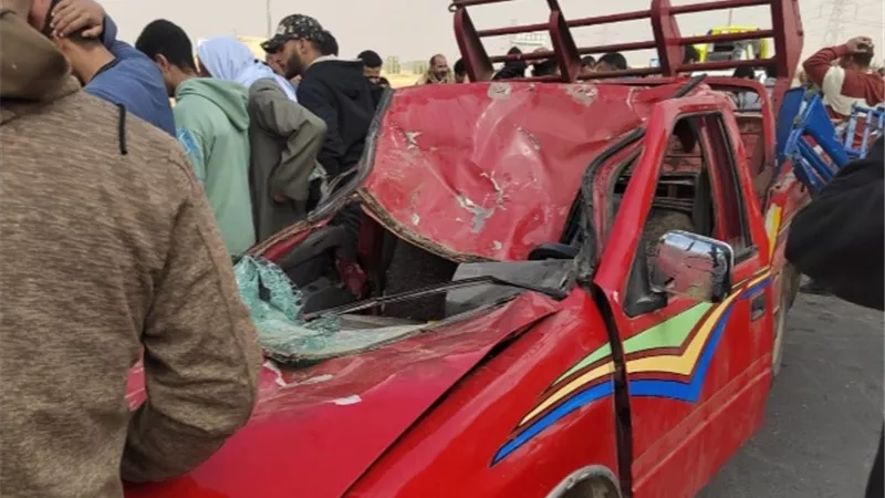 كانوا رايحين يعزوا.. ننشر أسماء وصور حادث الصحراوي الشرقي ببني سويف