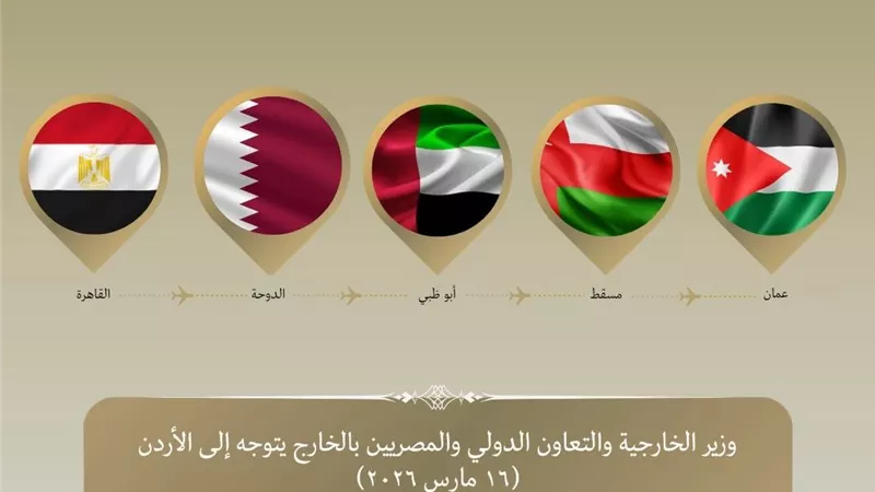 وزير الخارجية يتوجه إلى الأردن في رابع محطة من جولته العربية