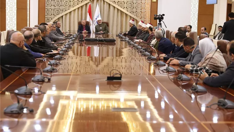 مفتي الجمهورية يستقبل رئيس الطائفة الإنجيلية لتهنئته بعيد الفطر
