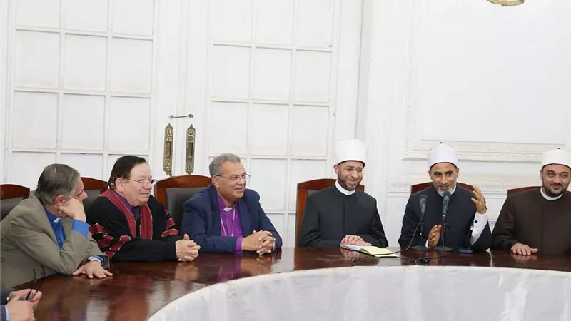 وزير الأوقاف يستقبل رئيس الطائفة الإنجيلية بالمجلس الأعلى للشئون الإسلامية للتهنئة بعيد الفطر 
