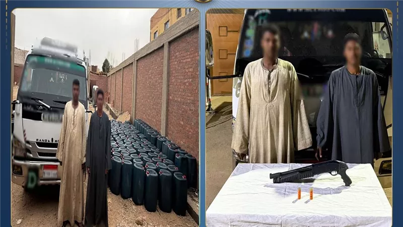 8000 لتر.. القبض على شخصين بتجميع المواد البترولية لبيعها في السوق السوداء
