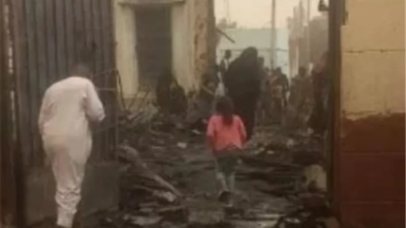العناية الإلهية أنقذت الأرواح.. اندلاع حريق بجوار مسجد سيدي عبد الرحيم القنائي