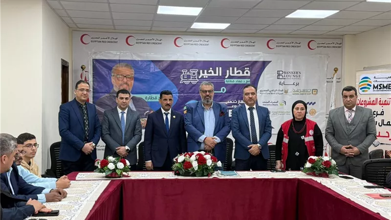 قطار الخير يختتم رحلته في العريش لتعزيز ثقافة العمل الحر وتمكين الشباب
