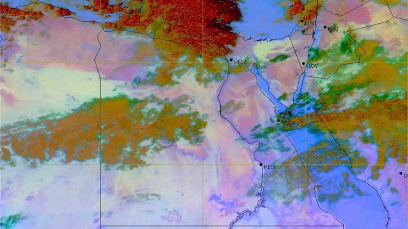  الأرصاد: أمطار رعدية غزيرة ورياح نشطة تضرب عدة مناطق في مصر