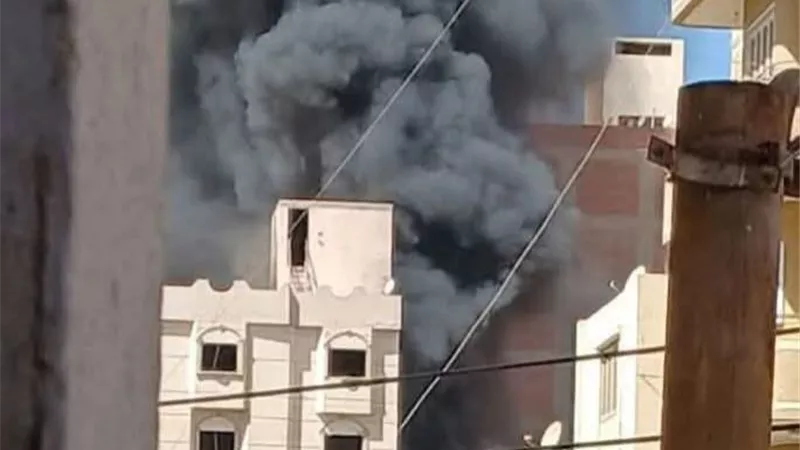 النار تضرب قاعة أفراح بالمنيا.. والسيطرة عليه دون ضحايا