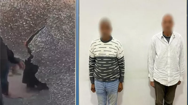  ضبط عاملين بتهمة تحطيم نافذة قطار  لمحاولة استقلاله عنوة  ببني سويف 