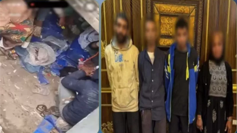 3 رجال وسيدة.. القبض على أبطال فيديو تعاطي الآيس بالجيزة 