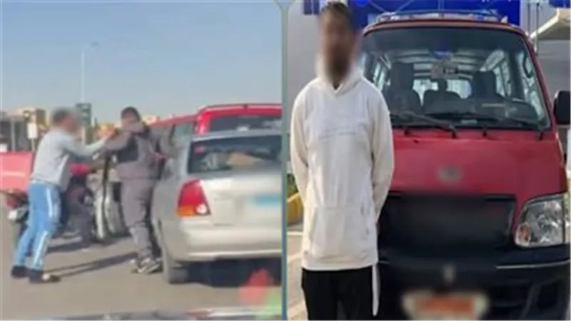 ضبط سائق ميكروباص لاعتدائه على قائد سيارة بسبب أولوية المرور في القاهرة