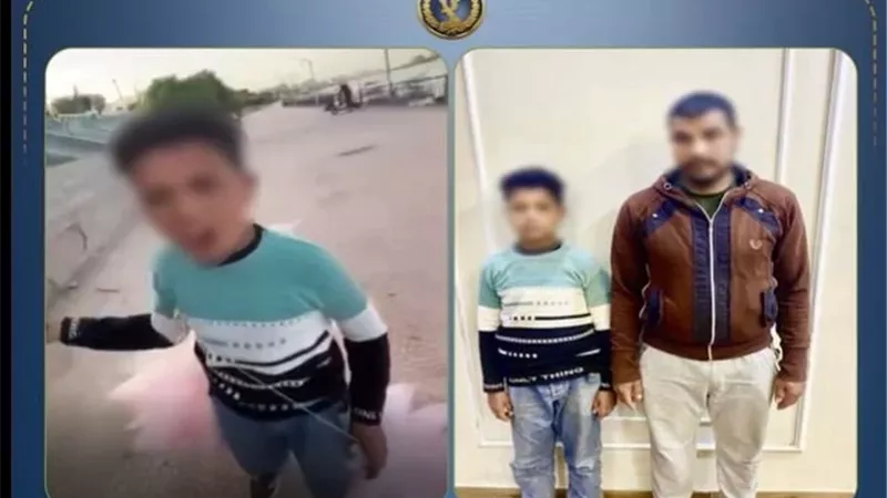 الداخلية تكشف ملابسات فيديو سب فتاة بالمنيا وتضبط الطفل ووالده