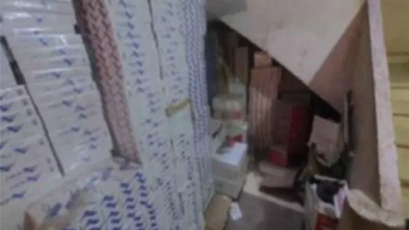 ضبط 105 ألف عبوة سجائر مهربة ومجهولة المصدر في المنوفية