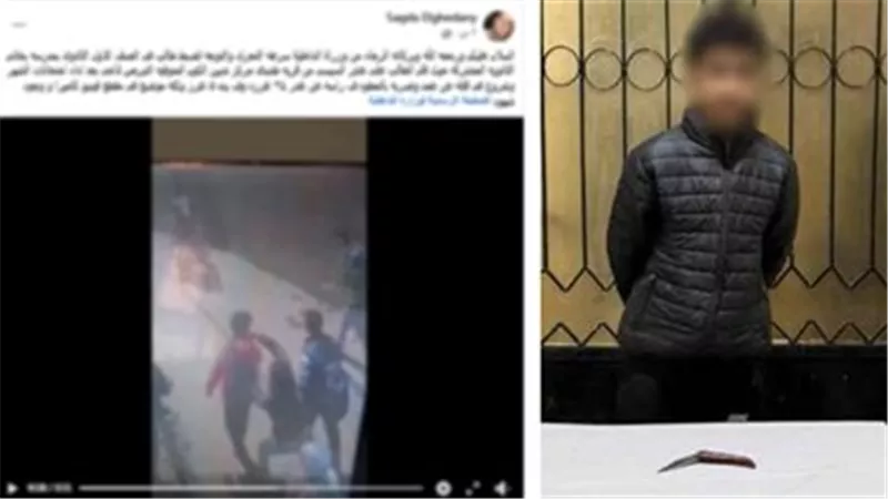 الهزار قلب جد.. طالب يعتدي بسلاح أبيض على شقيق زميلته داخل مدرسة بالمنوفية