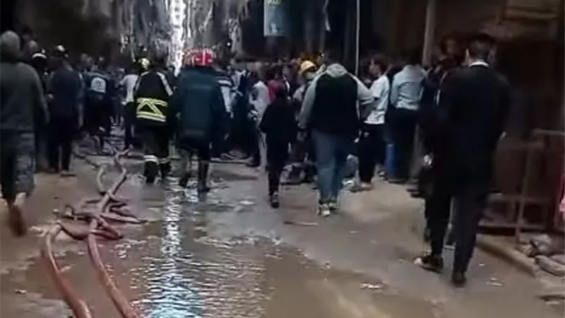 ارتفاع عدد ضحايا حريق مصنع ملابس الزاوية الحمراء لـ7 متوفين 