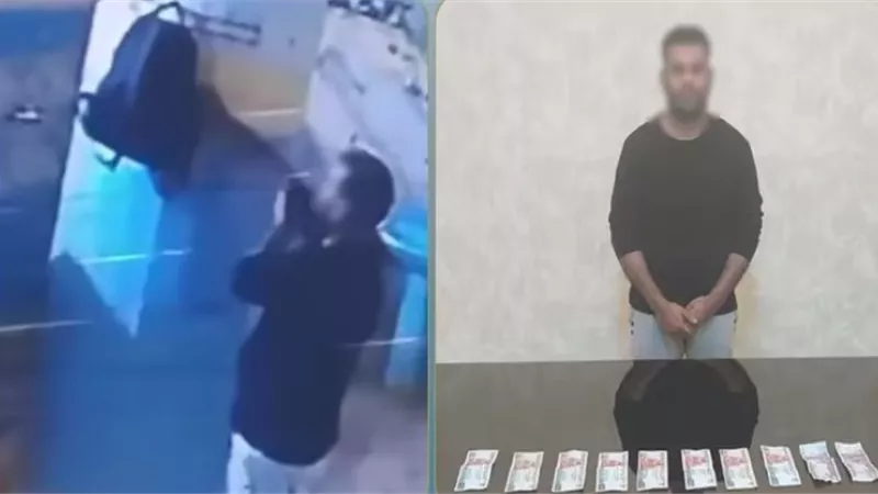فيديو كشف الواقعة.. ضبط المتهم بسرقة حقيبة من داخل مسجد في المنيا 