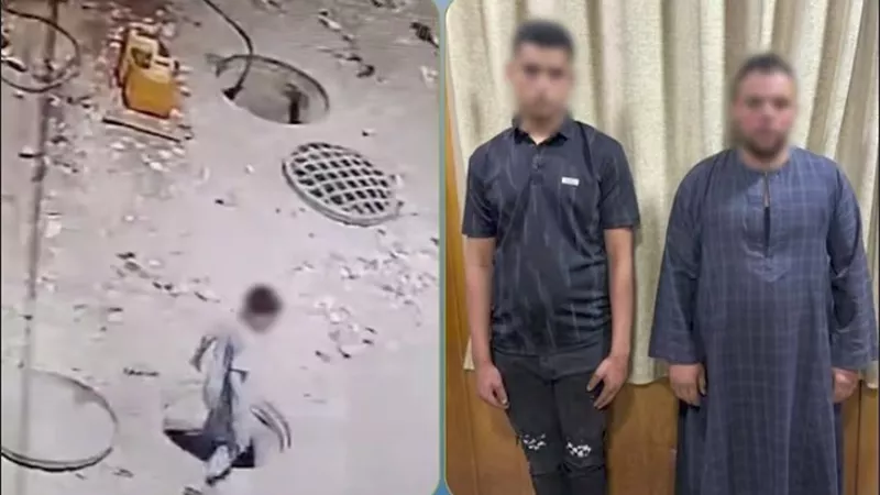 نتيجة الإهمال.. ضبط عاملين تسببا في سقوط طفل داخل بالوعة صرف بسوهاج 