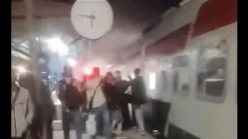 نجاة شاب من الموت بأعجوبة تحت عجلات قطار المنصورة