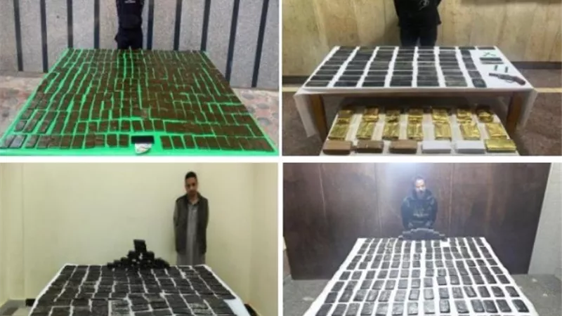 مصرع عنصرين شديدي الخطورة وضبط طن مخدرات وأسـلحة نارية بـ106 ملايين جنيه (صور)