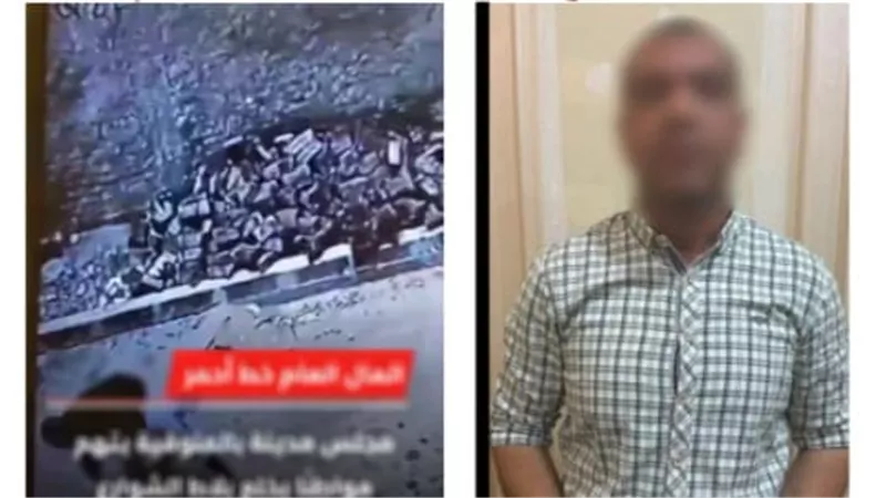 علشان يخرج بعربيته.. ضبط شخص خلع 