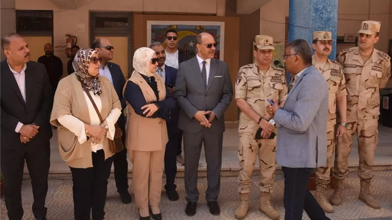 نائب محافظ الإسكندرية تشهد تنفيذ نموذج محاكاة للإخلاء بمدرسة الشهيد شريف محمد عمر