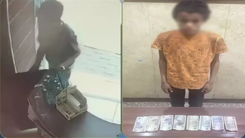 ضبط طفل لسرقته مبلغ مالي من داخل صيدلية بأسلوب المغافلة في سوهاج