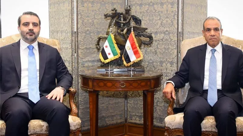 مصر وسوريا تبحثان تعزيز العلاقات وتطورات الإقليم