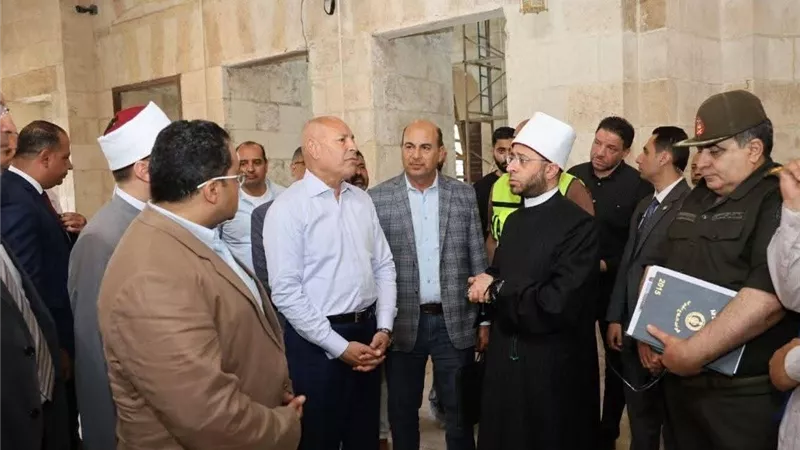 وزير الأوقاف ومحافظ القاهرة يتابعان أعمال الترميم لعددٍ من المساجد والأماكن الأثرية بوسط القاهرة