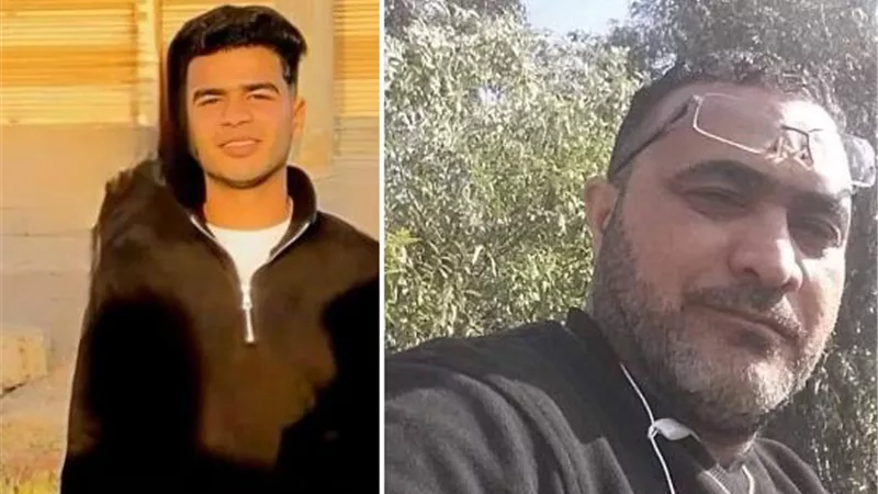 عاشا وماتا معا...تشييع جنازة أب ونجله لقيا مصرعهما فى حادث تصادم بالشرقية