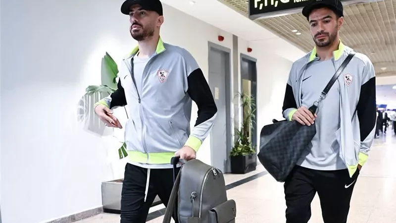 بعثة الزمالك تصل الجزائر استعدادًا لمواجهة اتحاد العاصمة