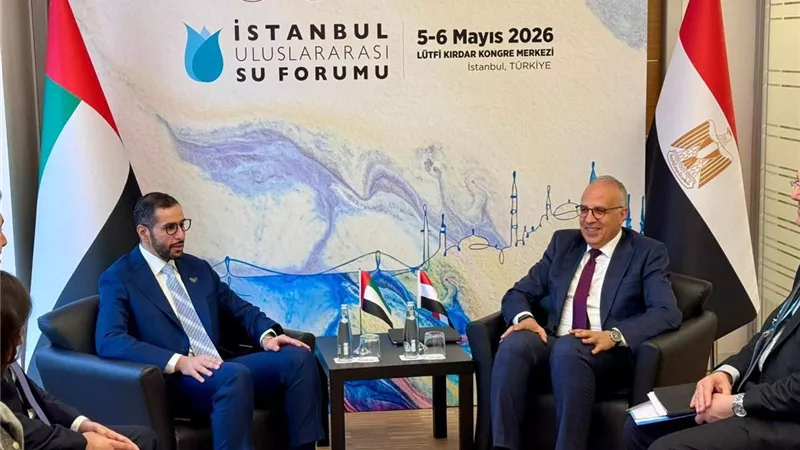 وزير الري يلتقي مساعد وزير الخارجية الإماراتي لبحث تحضيرات عقد مؤتمر الأمم المتحدة للمياه 2026