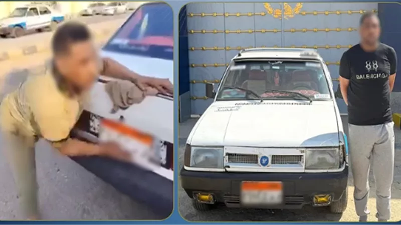 ضبط سائق أجرة بدون رخصة بعد واقعة تهديد مواطن في بني سويف