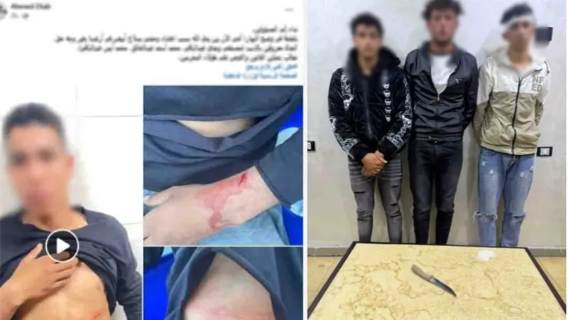مزاح انتهى بمشاجرة.. 3 متهمين يعتدون على شاب بسلاح أبيض في كفر الشيخ 