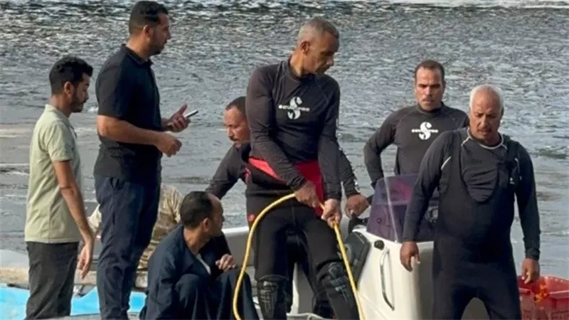 جهود أمنية مكثفة للبحث عن ضحايا كوبري نجع حمادي في قنا