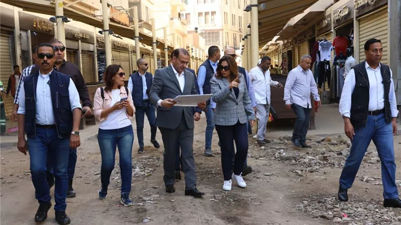 وزيرة التنمية المحلية: تطوير العتبة يحافظ على الطابع التاريخي ويرفع مستوى الأمان والخدمات