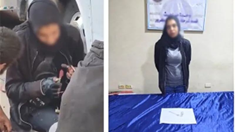 ضبط سيدة ظهرت في فيديو تتعاطى «الأيس» بأحد شوارع بولاق الدكرور