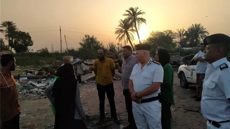 تحرير  محاضر  لمخازن خردة بدون ترخيص في الإسماعيلية 