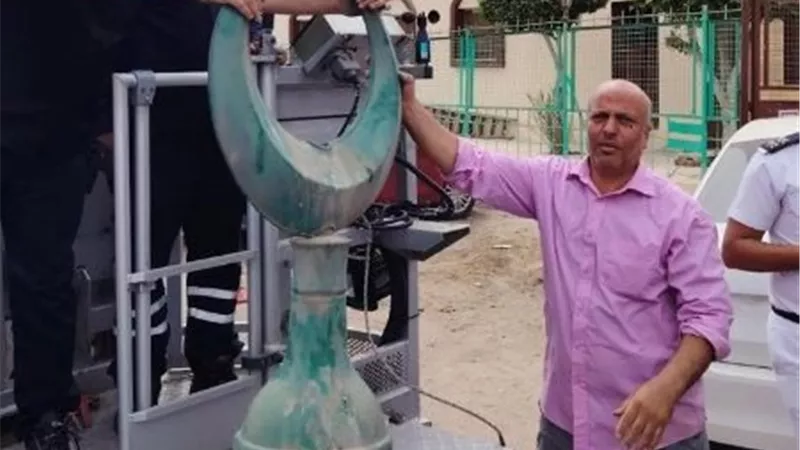 الحماية المدنية تُنقذ مئذنة مسجد بمدينة نصر من خطر سقوط الهلال