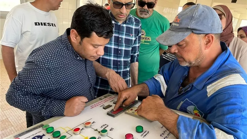 «القابضة للمياه» تراجع إجراءات السلامة بمحطة أبو عارف الجديدة بالسويس