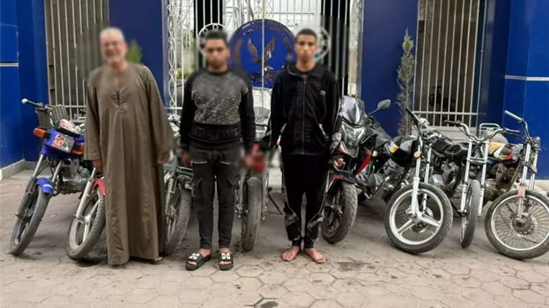 ضبط تشكيل عصابي بالقاهرة تخصص في سرقة الدراجات النارية