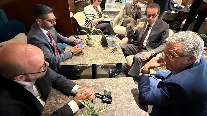وزير الصحة يجتمع بنظيره البرازيلي لبحث التعاون في نظم الرعاية الصحية