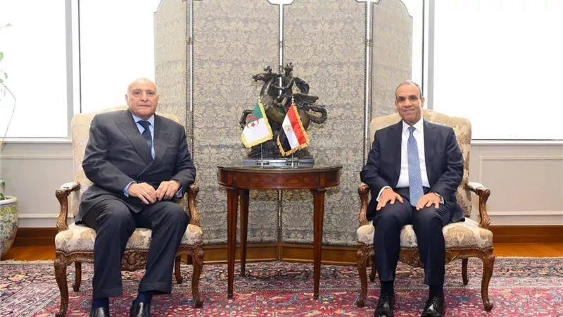 وزيرا خارجية مصر والجزائر يبحثان تعزيز العلاقات الثنائية والتطورات الإقليمية